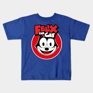 Felix The Cat Retro Faded Design Kids T-Shirt